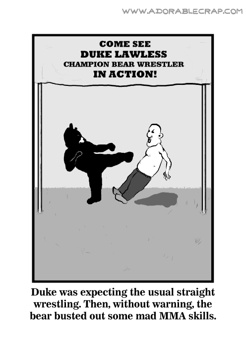 Bear Wrestling